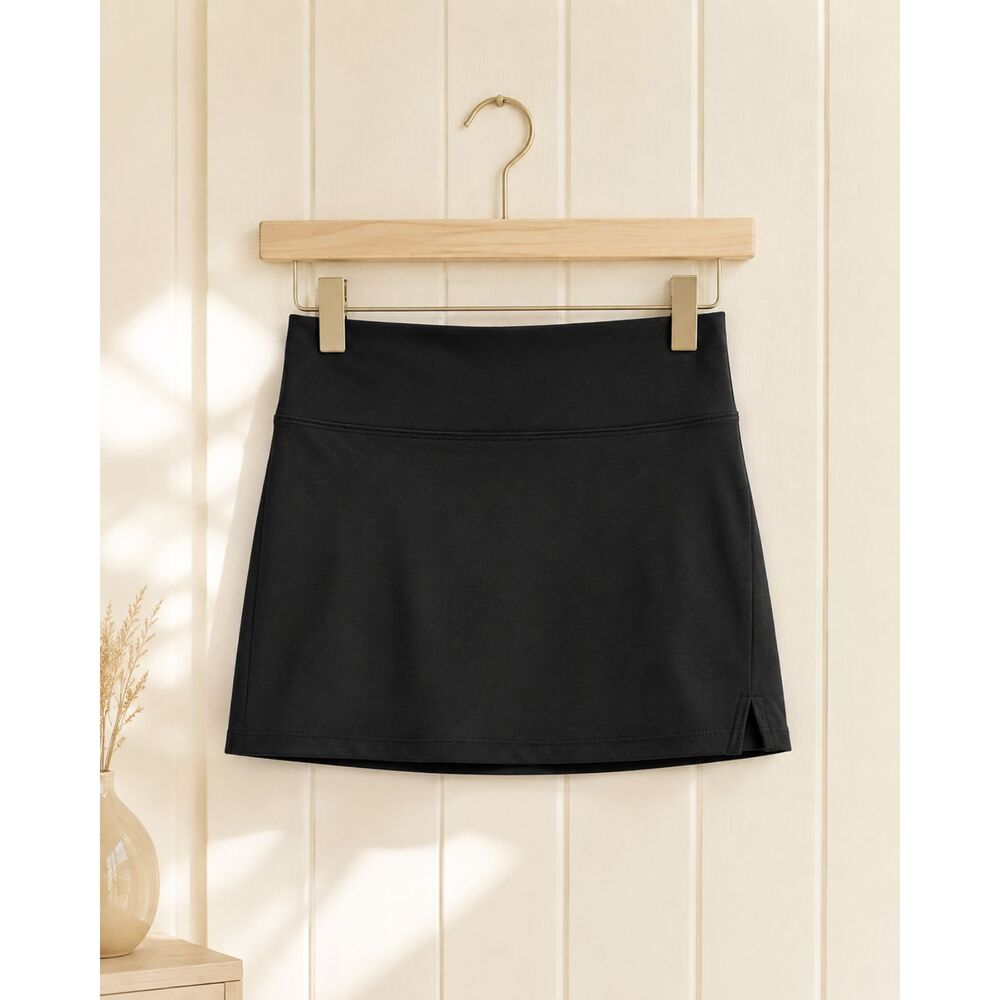 NWOT Intimately Free People Black Stretch Mini Skirt Athletic Activewear Large